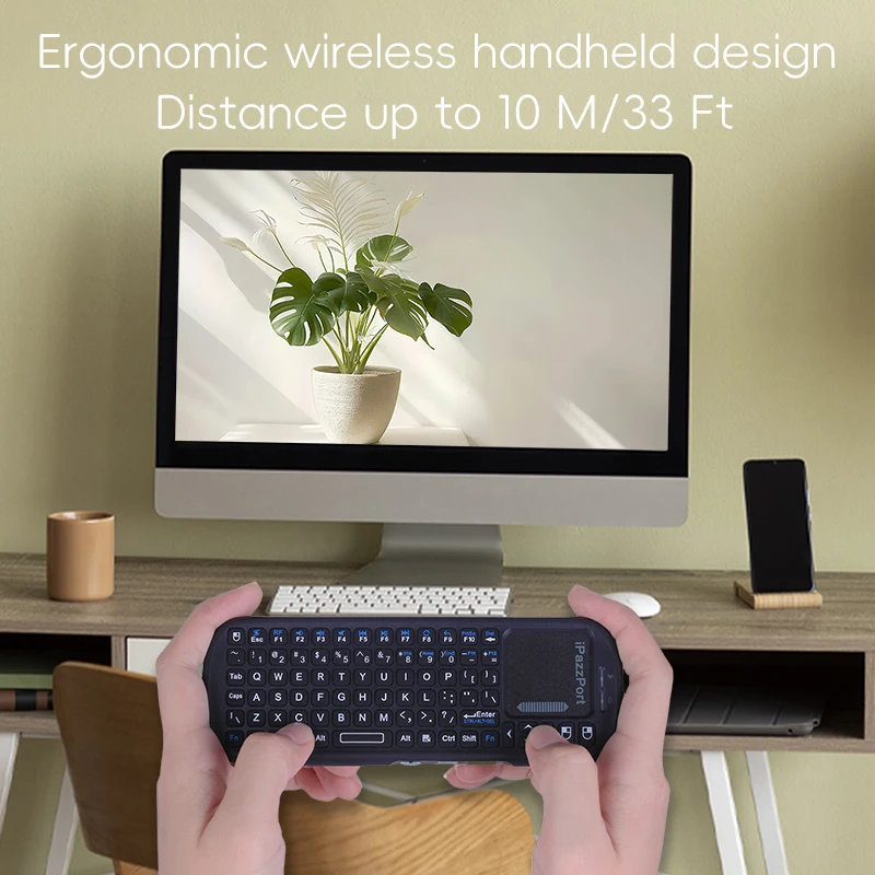 Raspberry Pi Keyboard - Draadloos Mini-toetsenbord Bluetooth 2.4g met Touchpad