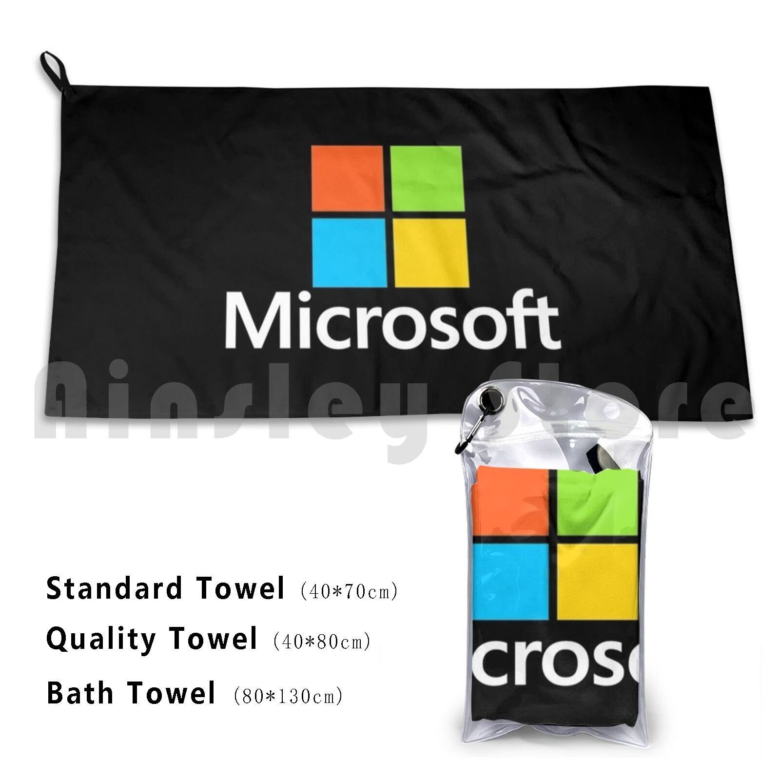 Office Tech Logo - Microsoft Type Badhanddoek Strandkussen Microsoft Azure
