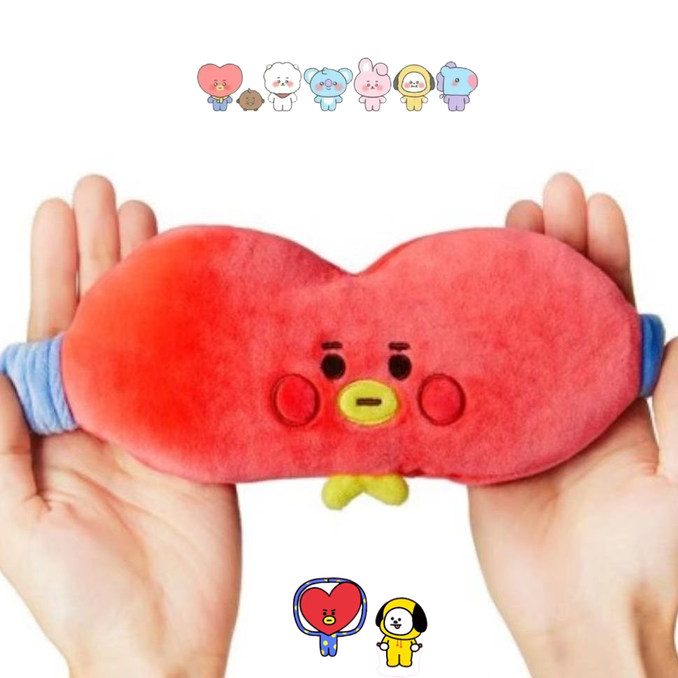 Office Tech - BT21 cartoon schattig pluche oogmasker Kawaii
