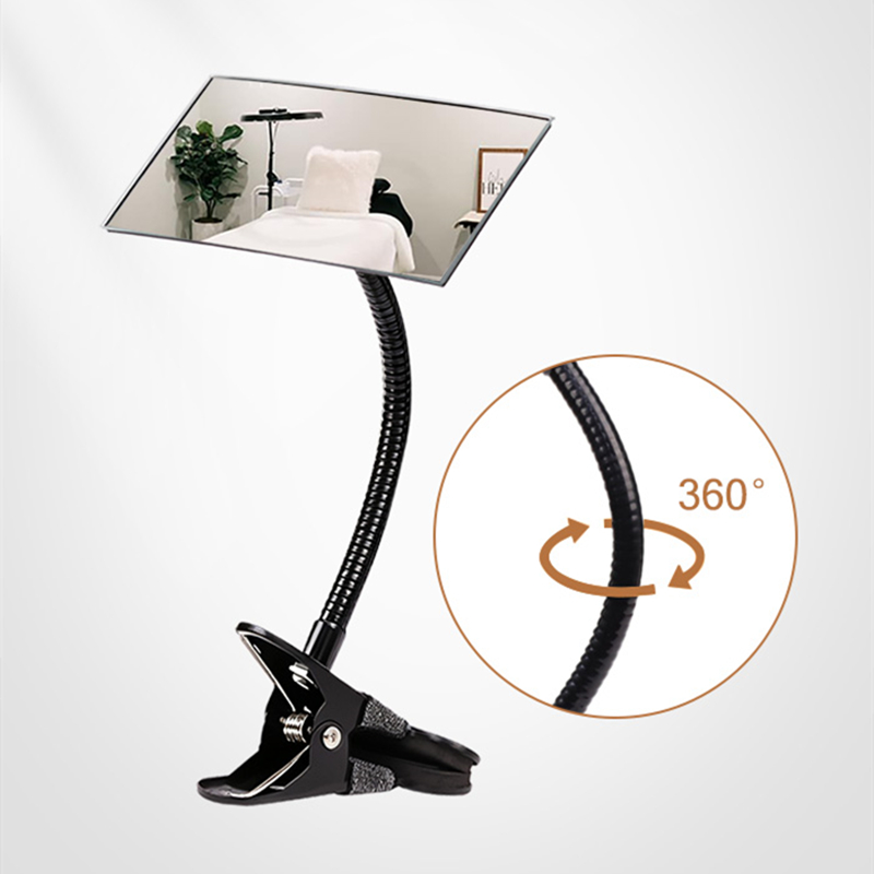 Office Tech - Professionele wimpertechnicus klem-op-spiegel 360 ° Flexibele
