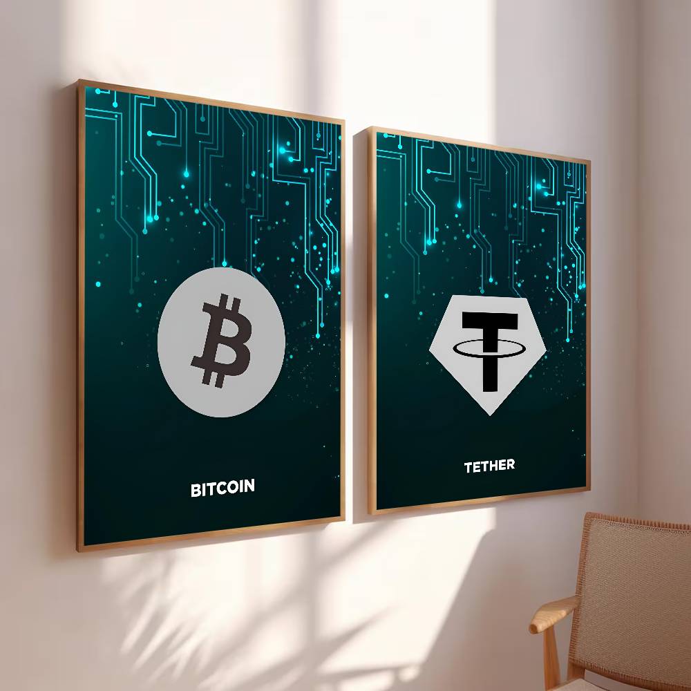 Tech Circuit Crypto Symbol Pos - Office Tech Logo recensie en prijs