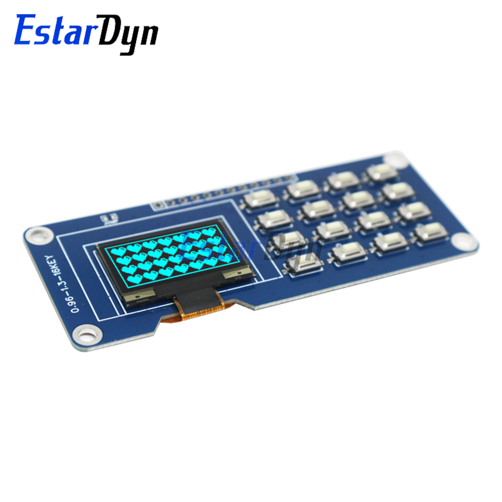 0,96 inch OLED-display met 4x4 - Raspberry Pi Keyboard recensie en prijs