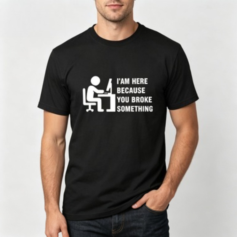 Zacht katoenen heren T-shirt T - Tech Office Wear Men recensie en prijs