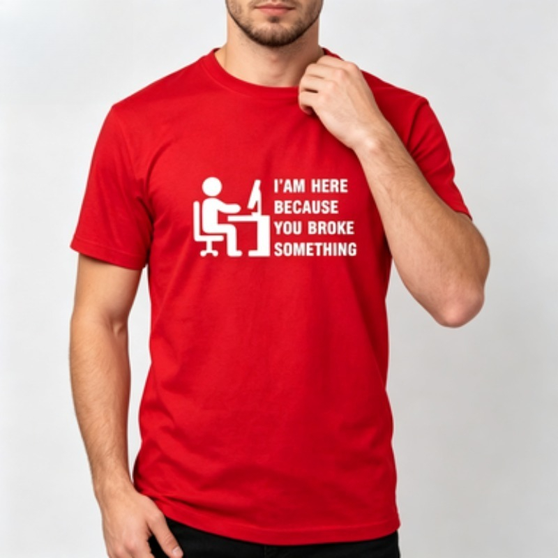 Zacht katoenen heren T-shirt T - Tech Office Wear Men recensie en prijs