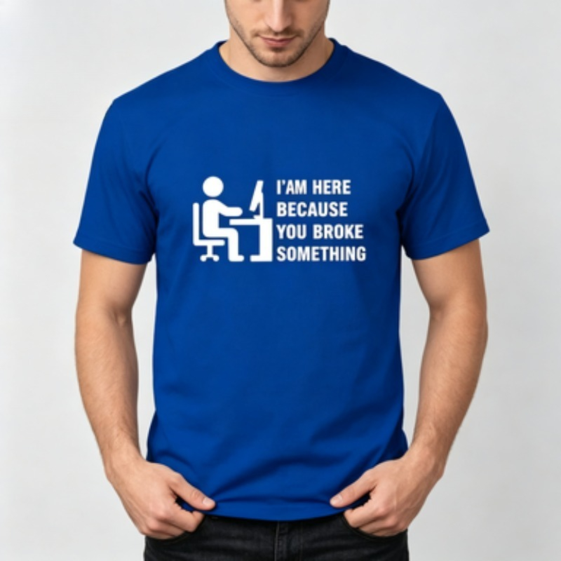 Zacht katoenen heren T-shirt T - Tech Office Wear Men recensie en prijs
