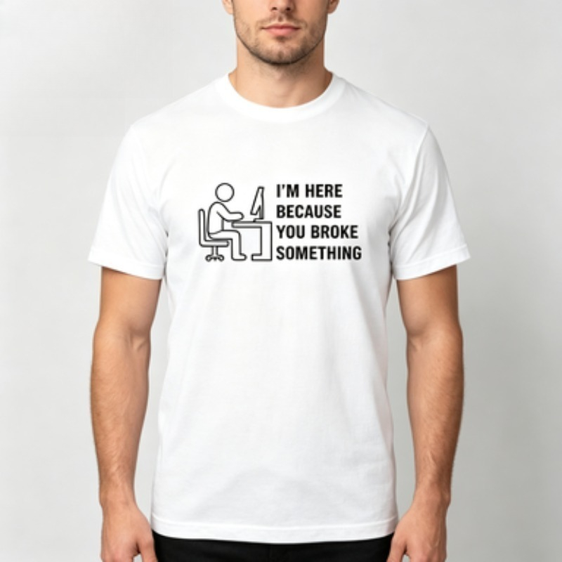 Zacht katoenen heren T-shirt T - Tech Office Wear Men recensie en prijs