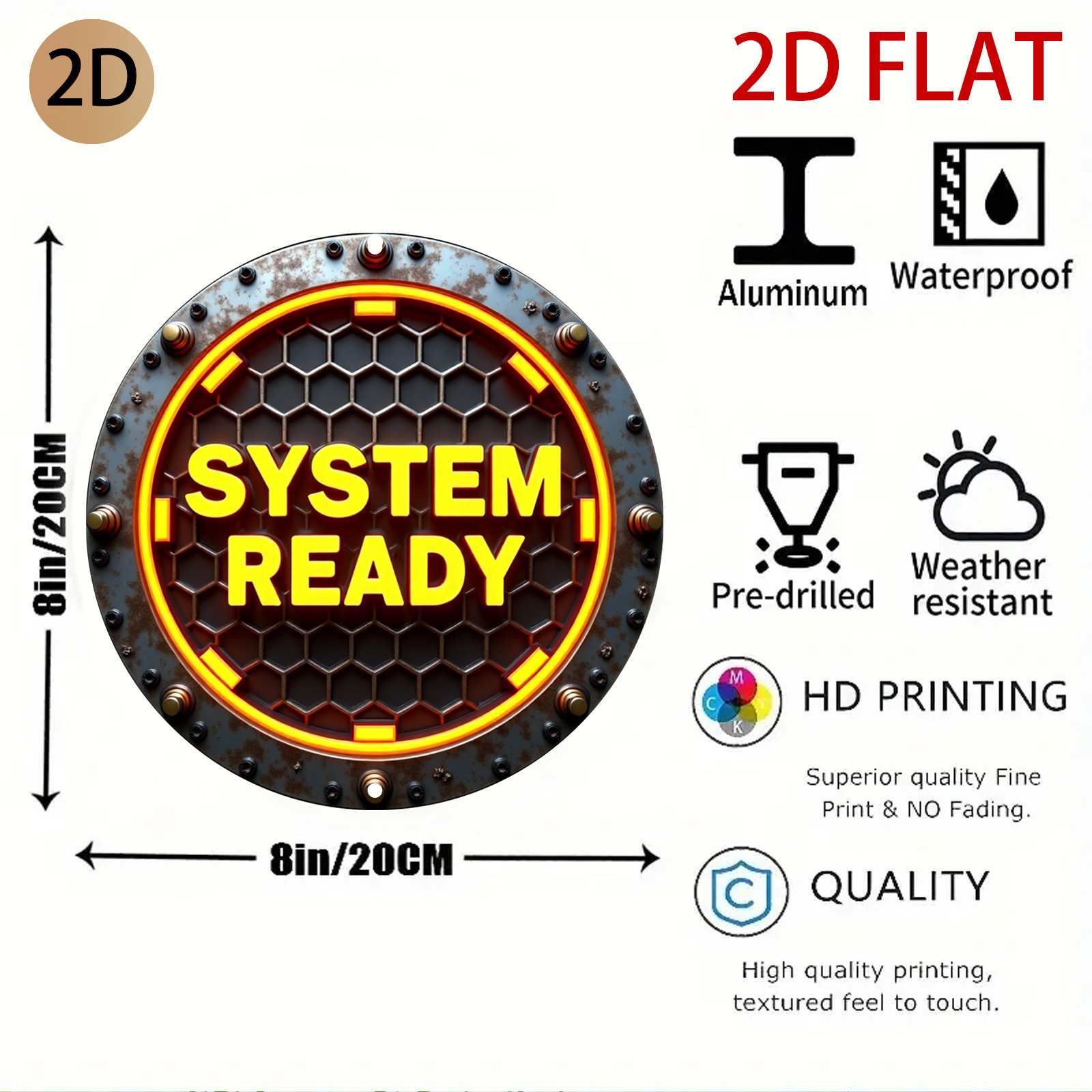 2D plat, 2D plat cirkelvormig  - Office Tech Logo recensie en prijs