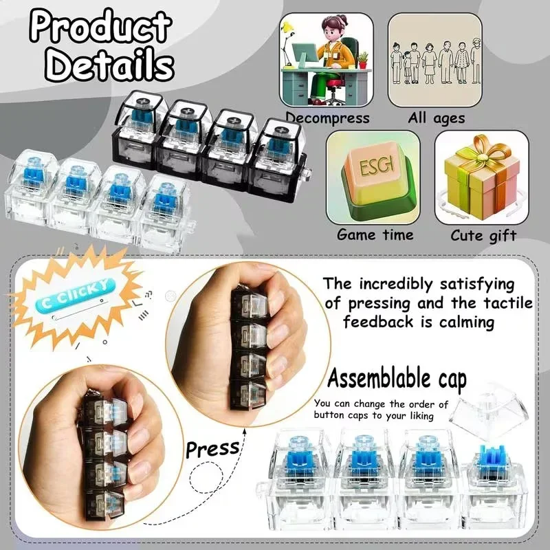 1pcs LED Toetsenbord Keycap St - Office Tech Products recensie en prijs