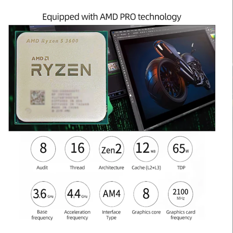 AMD Ryzen 5 3600 Gaming CPU, 6 - Amd Cpu Ryzen 5 recensie en prijs