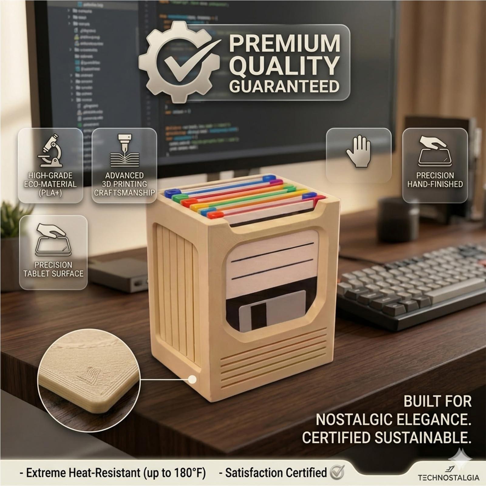 Retro Tech Coaster Holder Set  - Office Tech recensie en prijs