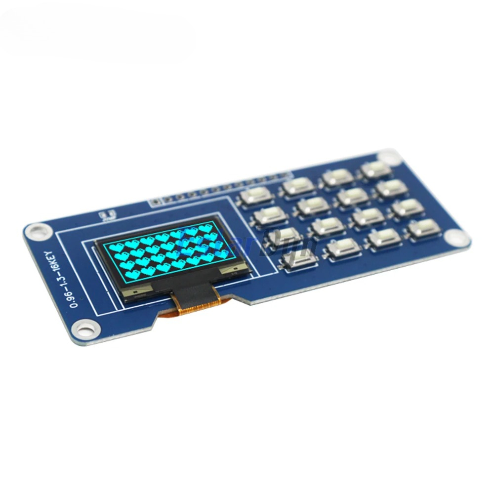 0,96 inch OLED-display met 4x4 - Raspberry Pi Keyboard recensie en prijs